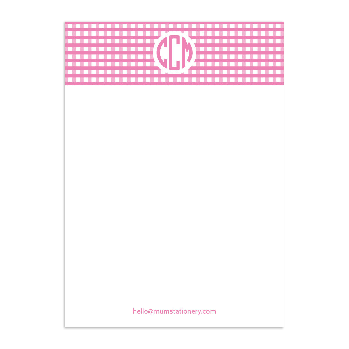 Circle 3 Large Notepad - Pink