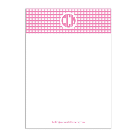 Circle 3 Large Notepad - Pink