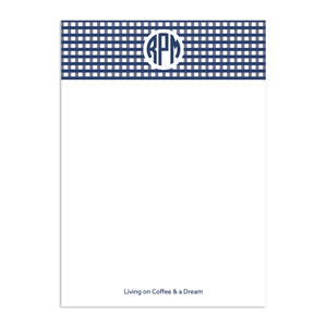 Circle 3 Large Notepad - Navy