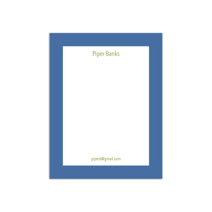 Simple Sans Small Notepad - Blue