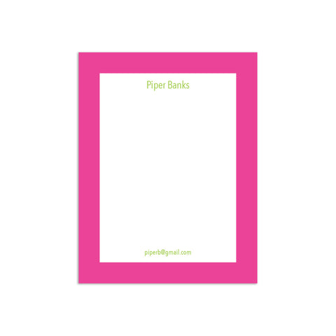 Simple Sans Small Notepad - Pink