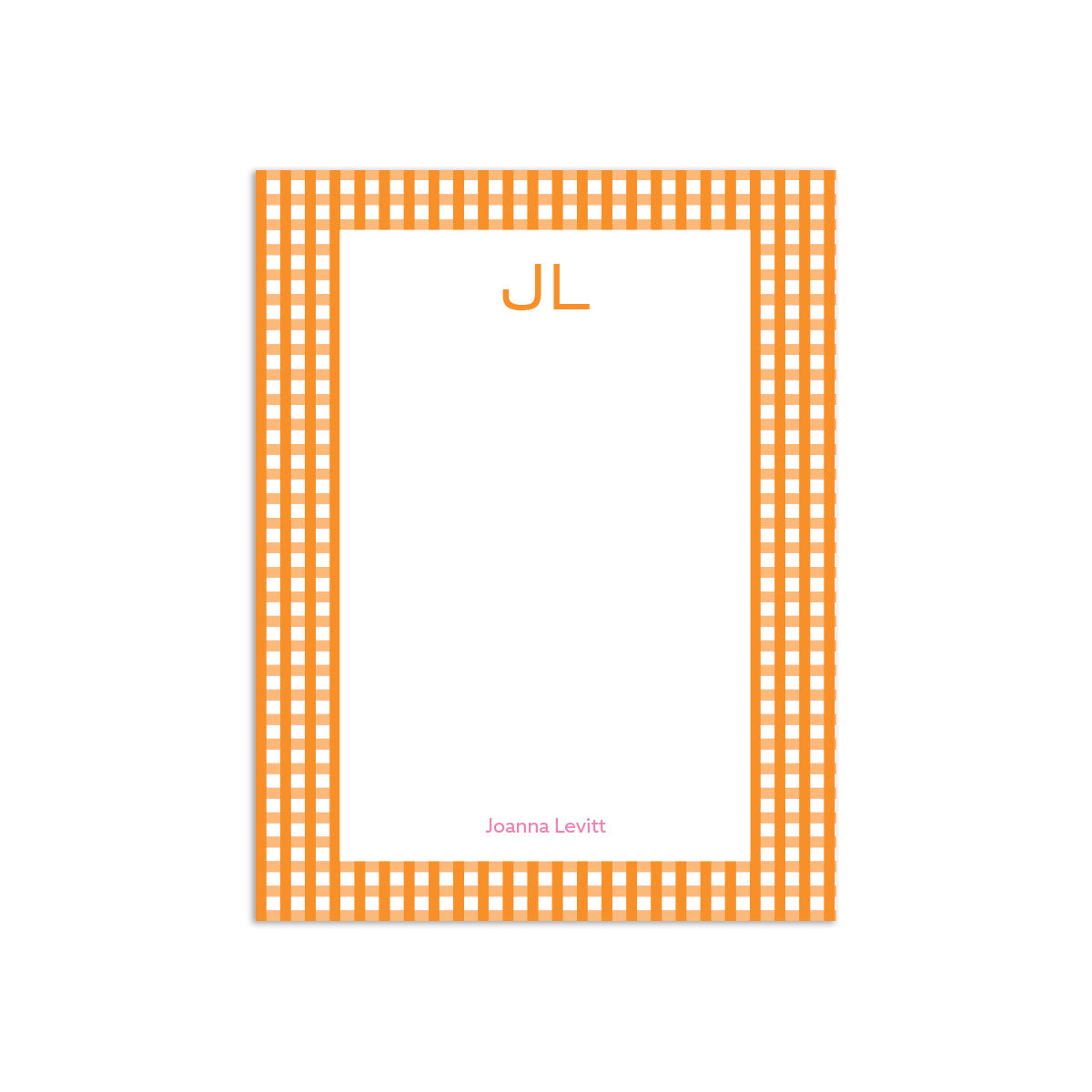 Block 2 Small Notepad - Orange