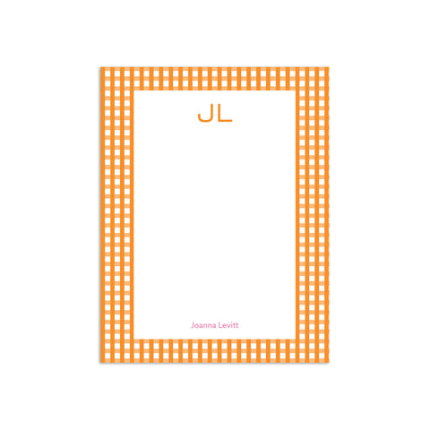 Block 2 Small Notepad - Orange