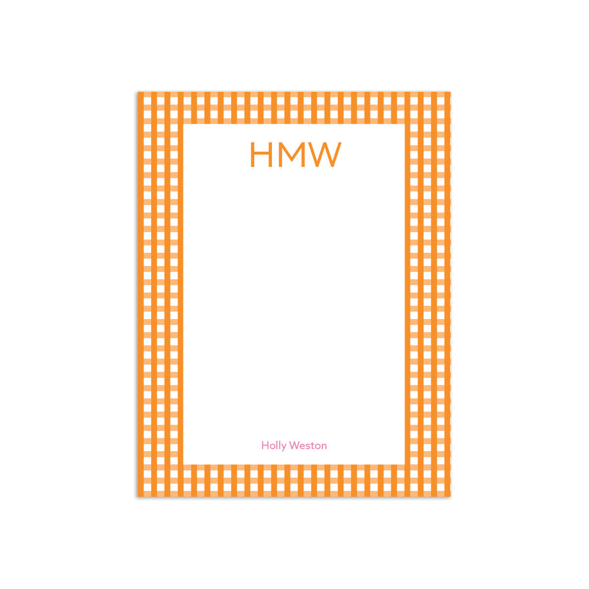 Block 3 Small Notepad - Orange