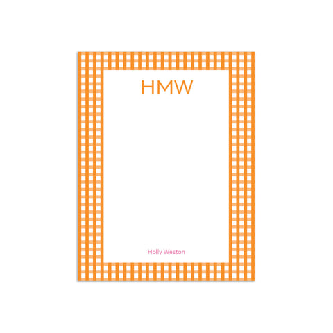 Block 3 Small Notepad - Orange