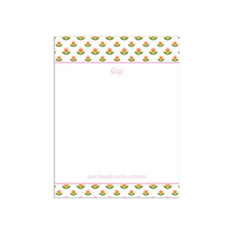 Poppy Small Notepad - Pink