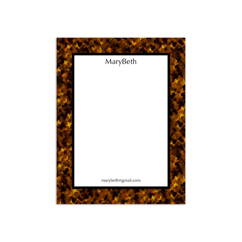 Tortoiseshell Small Notepad