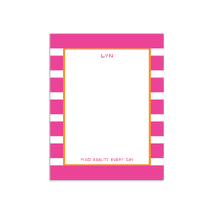 Rugby Small Notepad - Pink