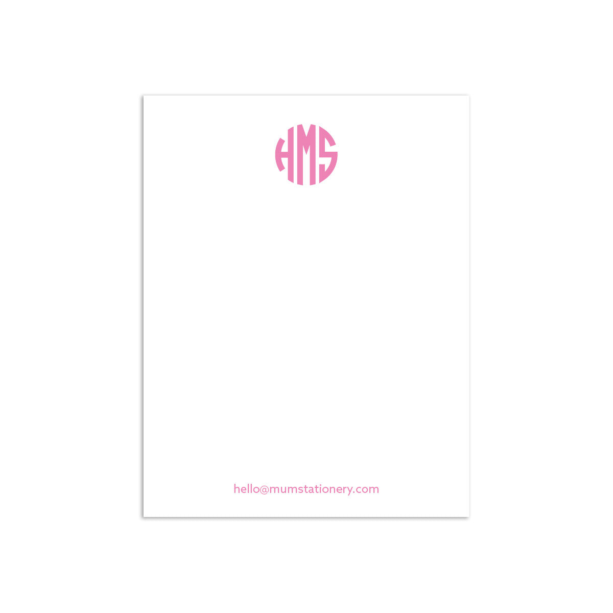 Circle 3 Small Notepad - Pink