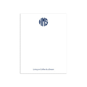 Circle 3 Small Notepad - Navy