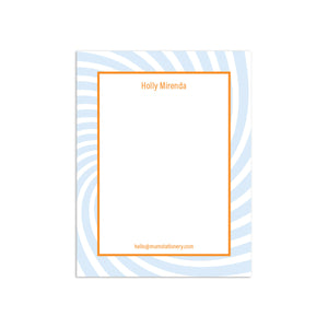 Swirl Small Notepad - Sky