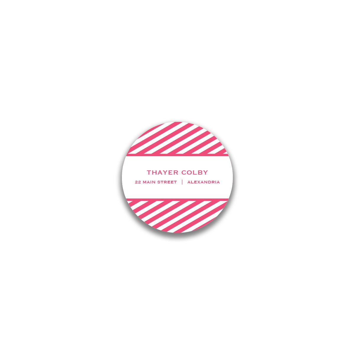 Classic Round Sticker - Berry