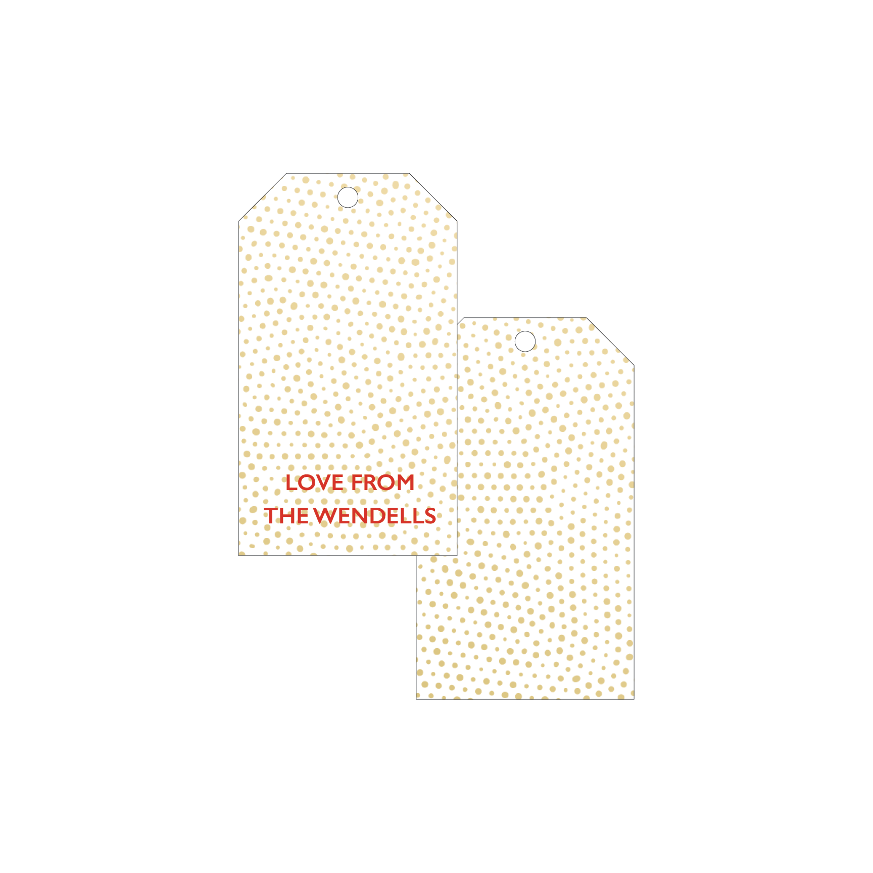 Dotty Gift Tag