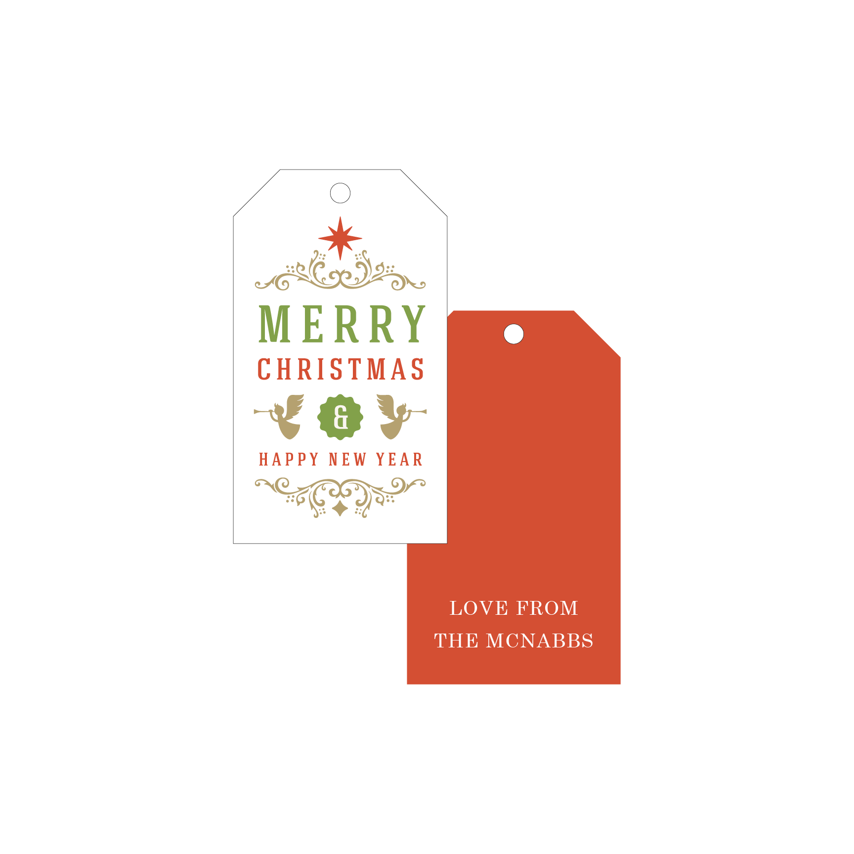 Scroll Gift Tag