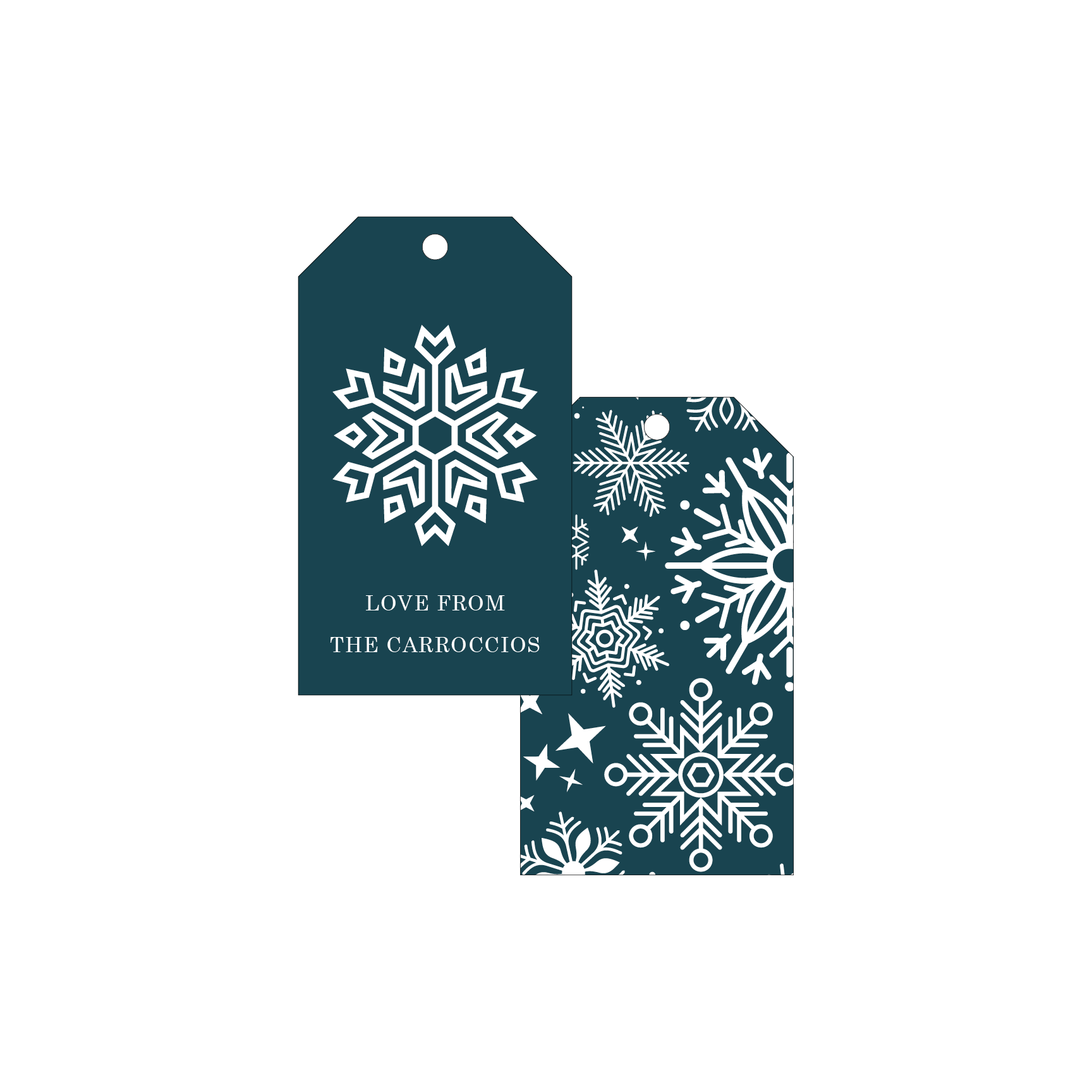 Flake Gift Tag