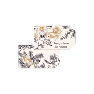 Vintage Floral Gift Tag