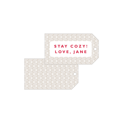 Cozy Gift Tag